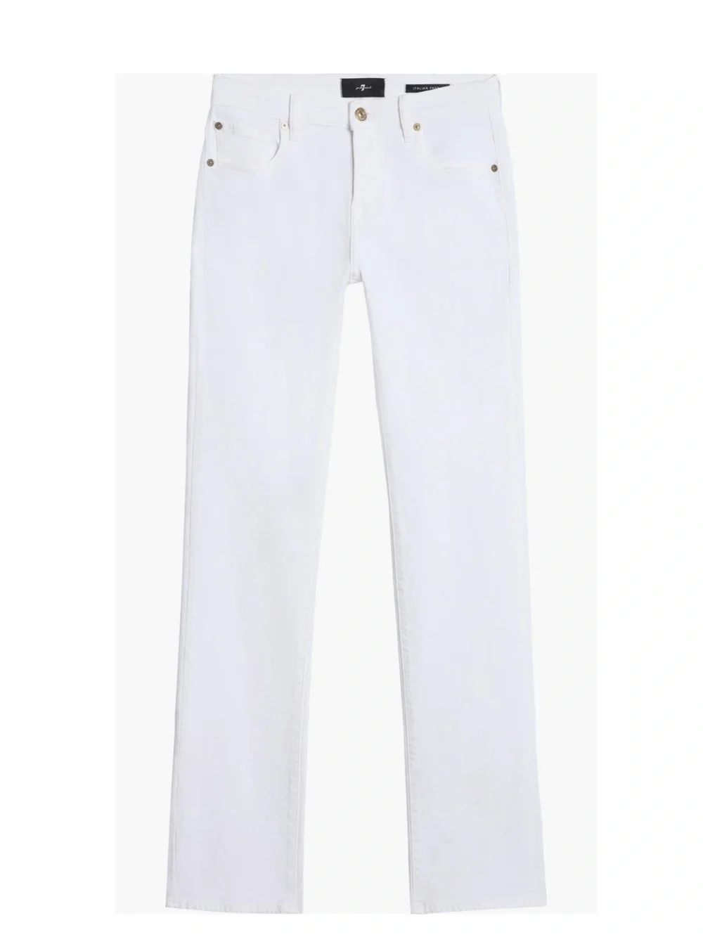 7 For All Mankind White Skinny White Jeans
